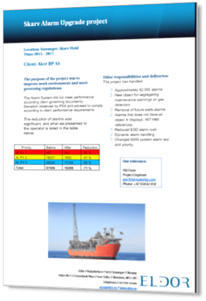 Aker BP Skarv Alarm Upgrade