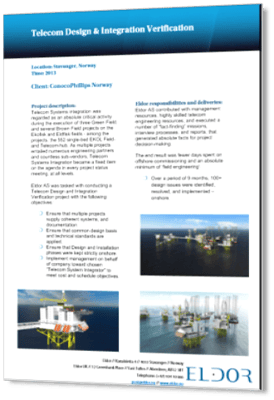 ConocoPhillips Telecom Design and Integration Verification_3D
