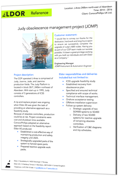 ConocoPhillips Judy Obsolescence Management Project