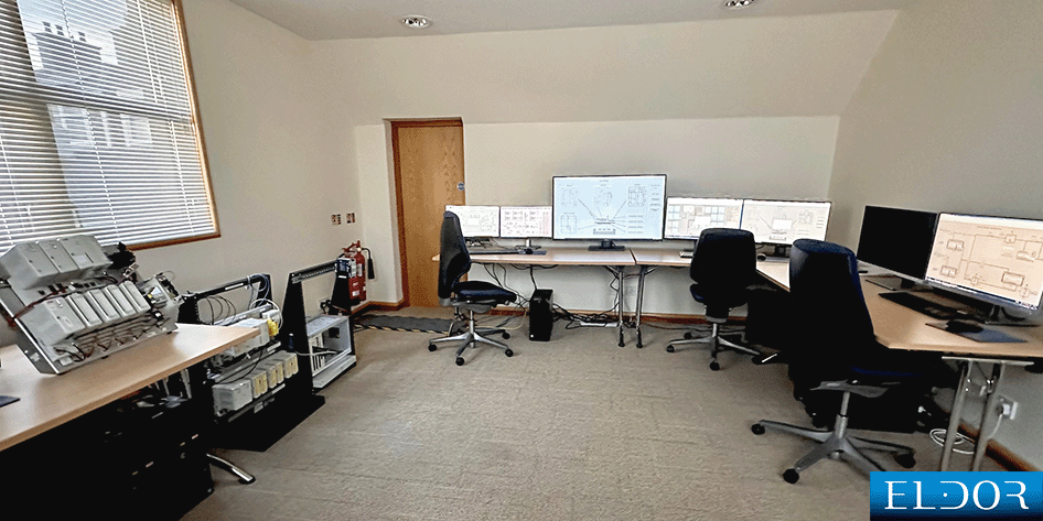 Sim operating remote room - Eldor UK