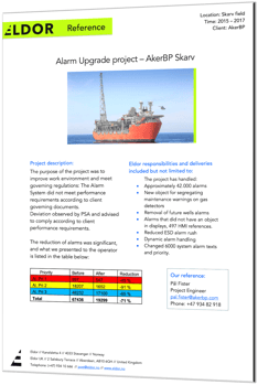 Aker BP_Skarv Alarm Upgrade